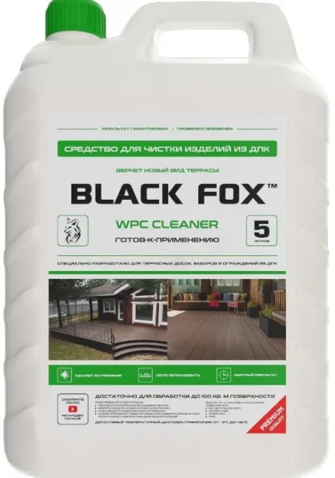 Чистящее средство Gardeck BLACK FOX wpc cleaner 5л