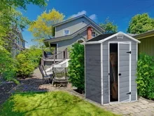 Пластиковый сарай Manor 4*3″ (по полу внутри 1,1 кв.м.)