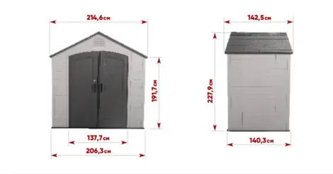 Сарай LifeTime 7’х7′