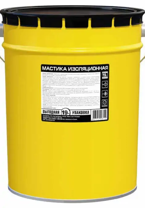 Мастика Битумная (ведро 21,5л/19кг/метал)