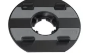 Вершина опоры для алюминиевой лаги HILST JOIST Pro. Резиновый слой, 4 зацепа.