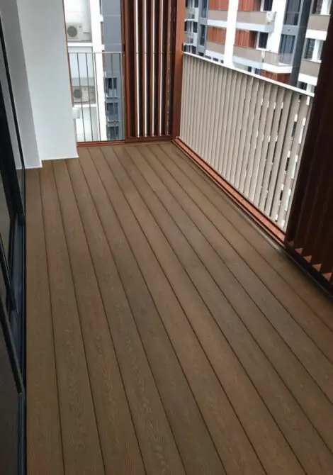 Террасная доска из ДПК CM-Decking Серия ROBUST Solid 140х20х3000 Ясень