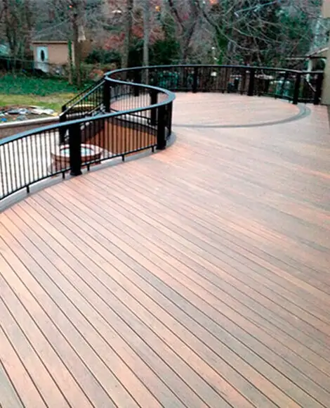Террасная доска из ДПК CM-Decking Серия MIX 135х25х3000 мм Ясень