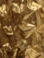 Кашпо TREEZ Effectory — Metal — Высокий округлый конус Design Crumple — Сусальное золото