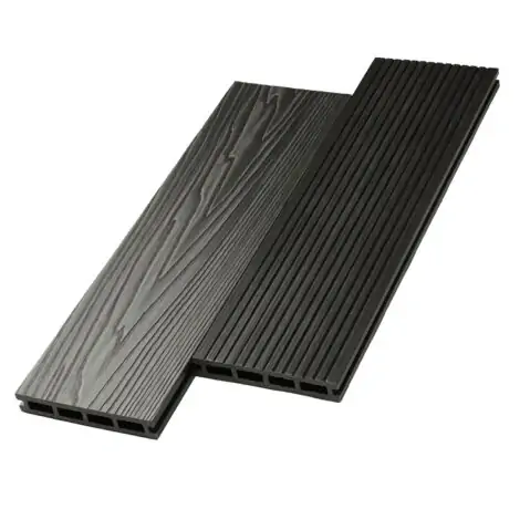 Террасная доска ТехноДПК Grand 3D 146х24х4000 Графит
