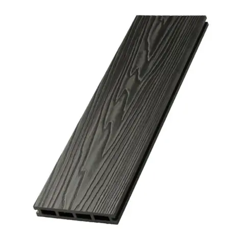Террасная доска ТехноДПК Grand 3D 146х24х4000 Графит