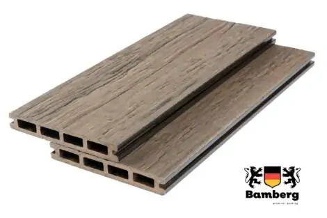 Террасная доска Bamberg Square Natural 3D 147х21х3000 Ливанский кедр